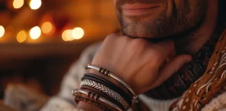 Idées de bijoux à offrir à son homme pour la Saint Valentin : bracelets tendance en cuir, acier et argent